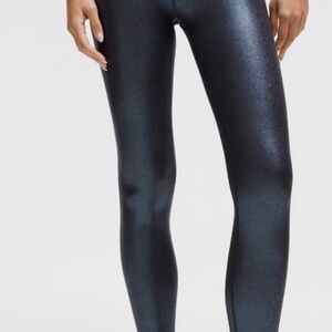 Lululemon Athletica Metallic Black Leggings